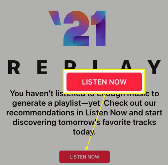 Apple Music-afspeellijstbericht met "Nu luisteren" gemarkeerd