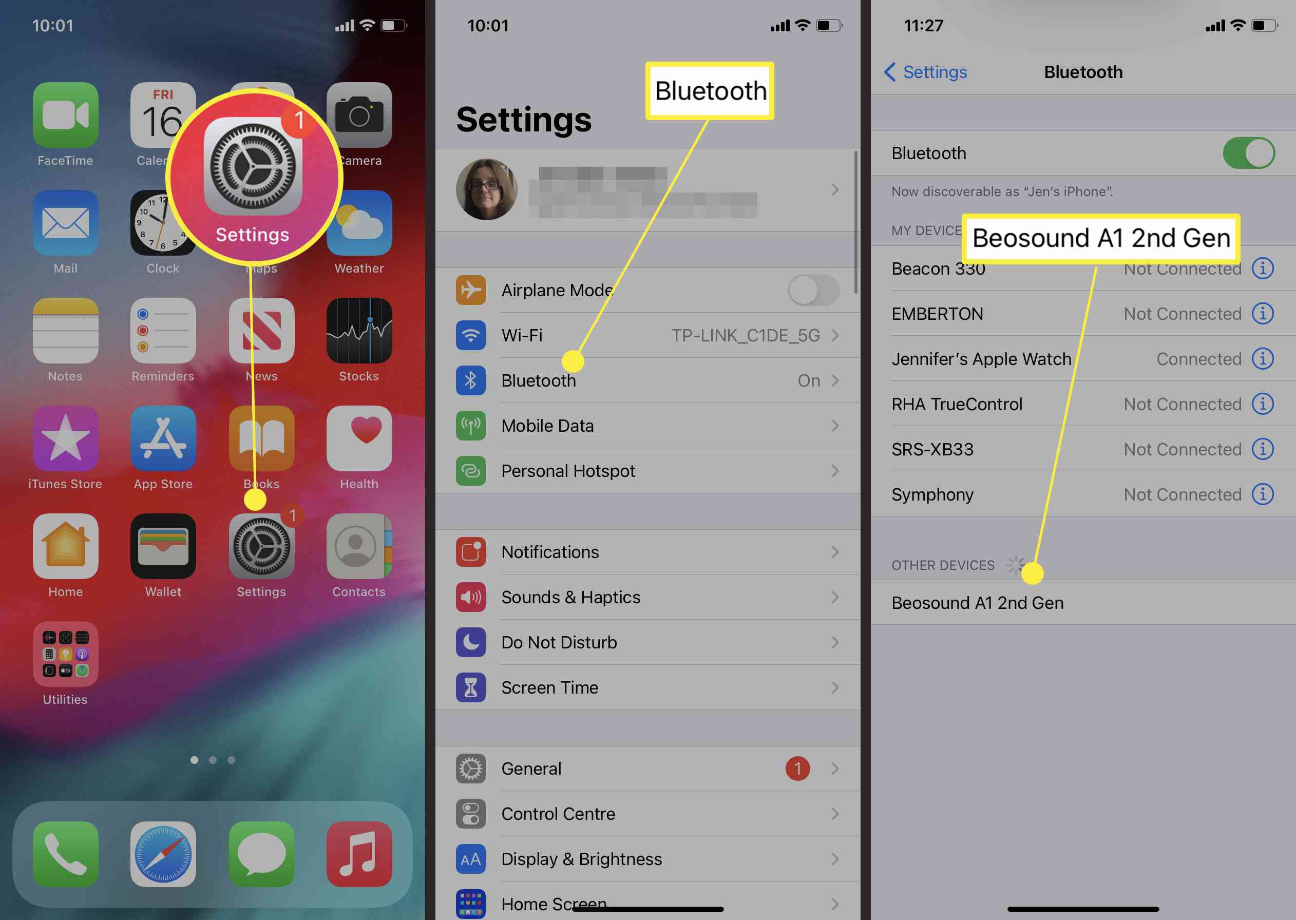 Vereiste stappen om Bluetooth-luidspreker in iOS te verbinden