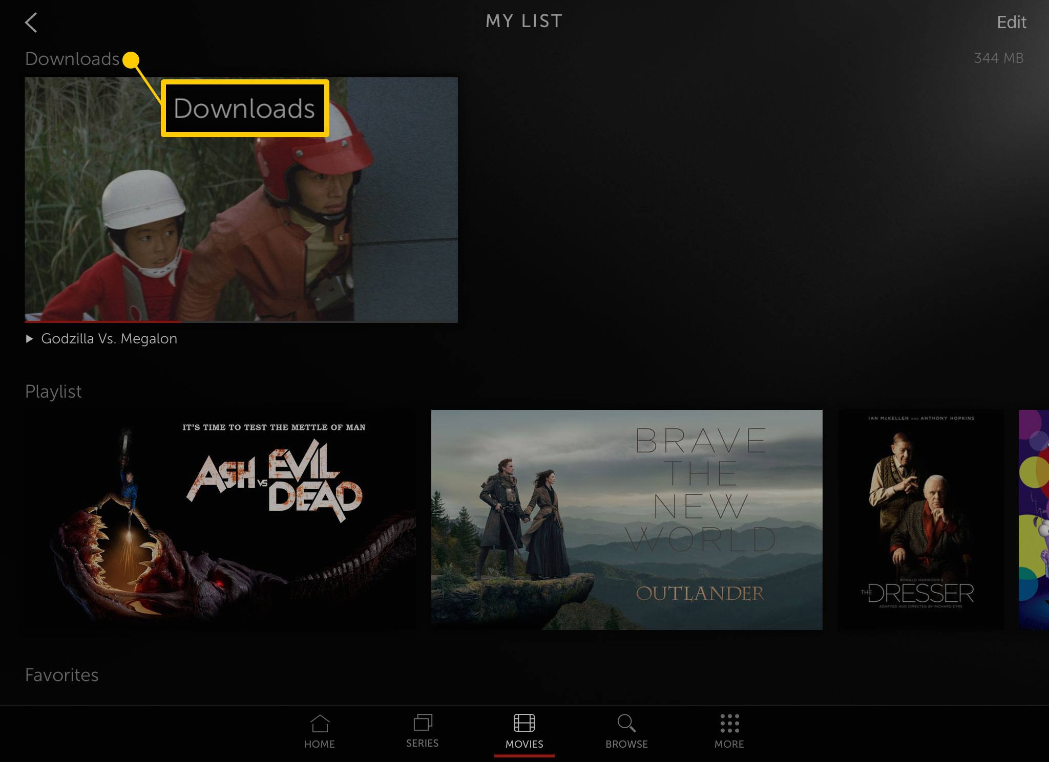 Films downloaden naar iPad