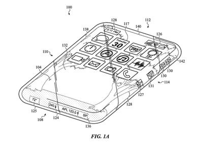 Apple iPhone-patent waaruit blijkt dat er geen knoppen of poorten zijn