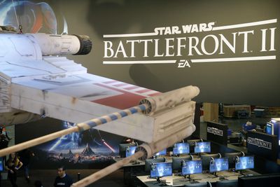 Paris Games Week-display voor Star Wars: Battlefront II
