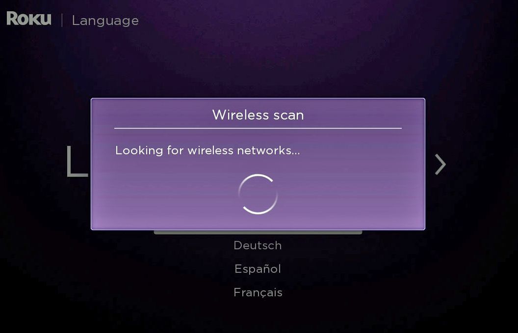 Roku WiFi-scan