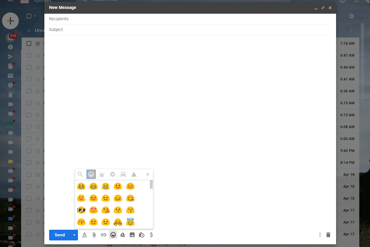 Emoji's in Gmail