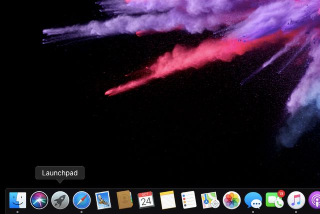 Launchpad op MacOS Dock