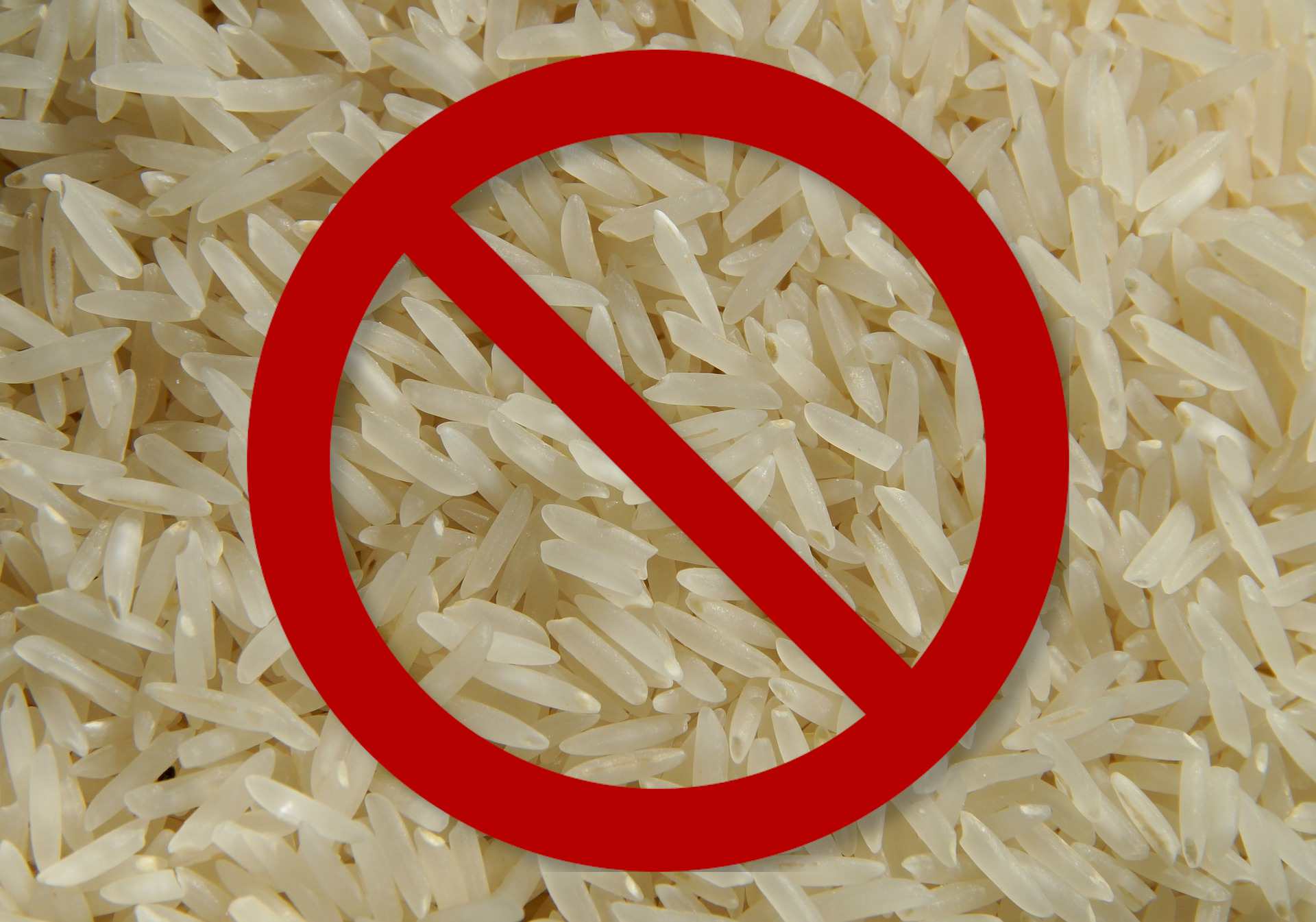 Gebruik geen rijst