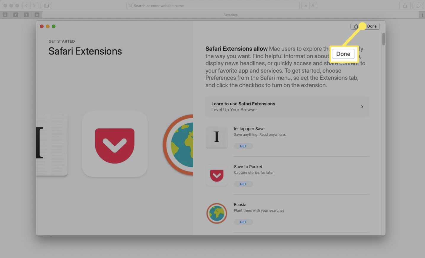 De introductiepagina van de Mac App Store
