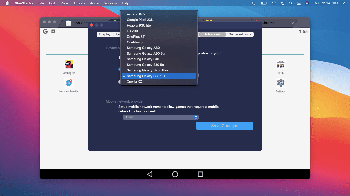 bluestacks for mac os sierra