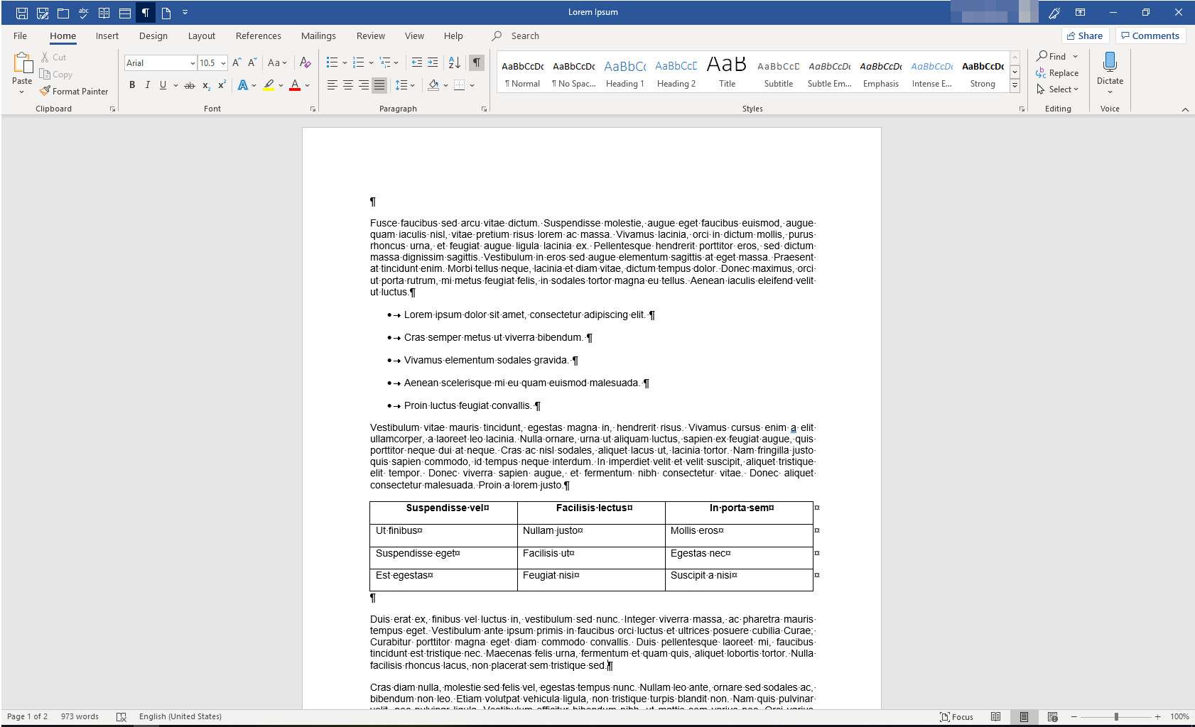 Microsoft Word-document