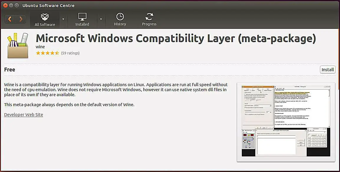 WINE Windows-compatibiliteitslaag voor Linux