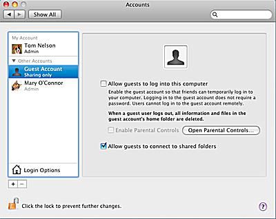 Bestandsdeling met OS X 10.5 - Mac-bestanden delen met Windows XP