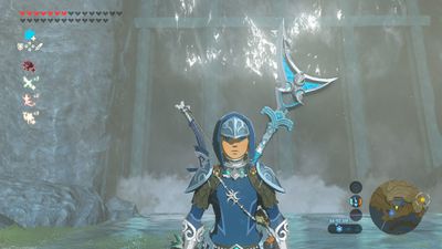 Screenshot van de Zora's Armor in Zelda: BOTW