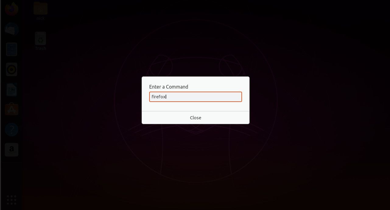 Ubuntu-opdracht uitvoeren