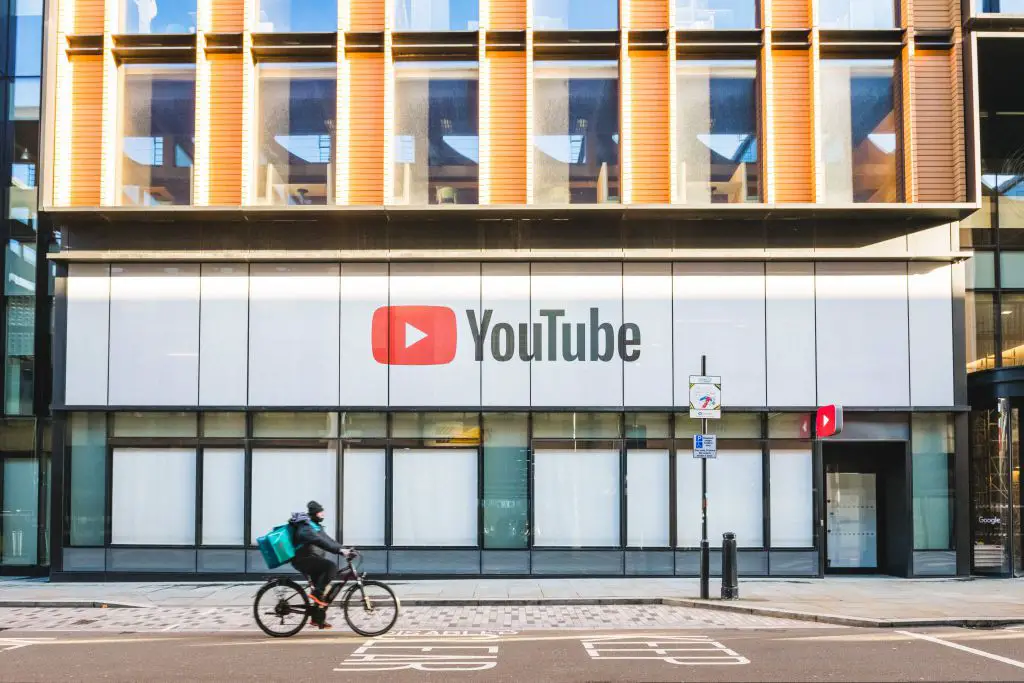 YouTube-kantoren in Londen, Engeland. 