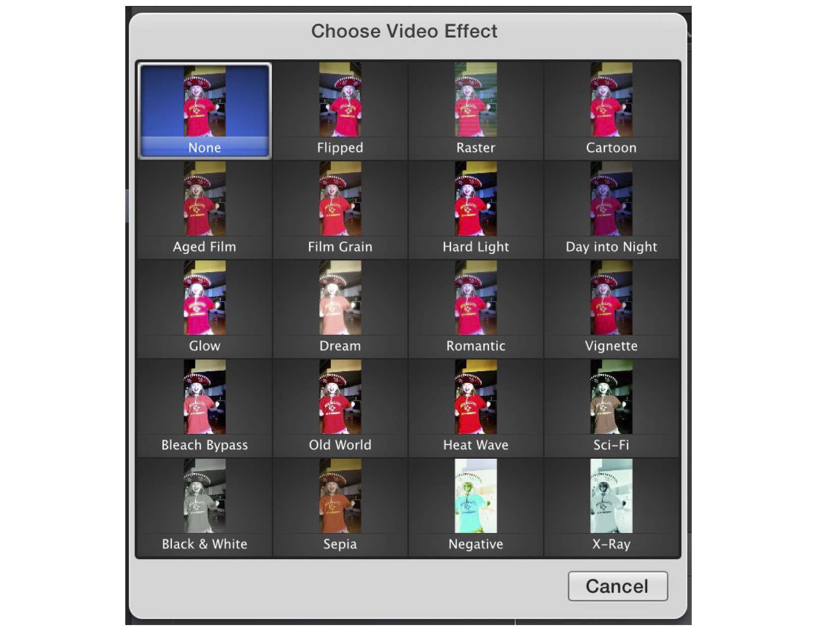 iMovie-schermafbeelding