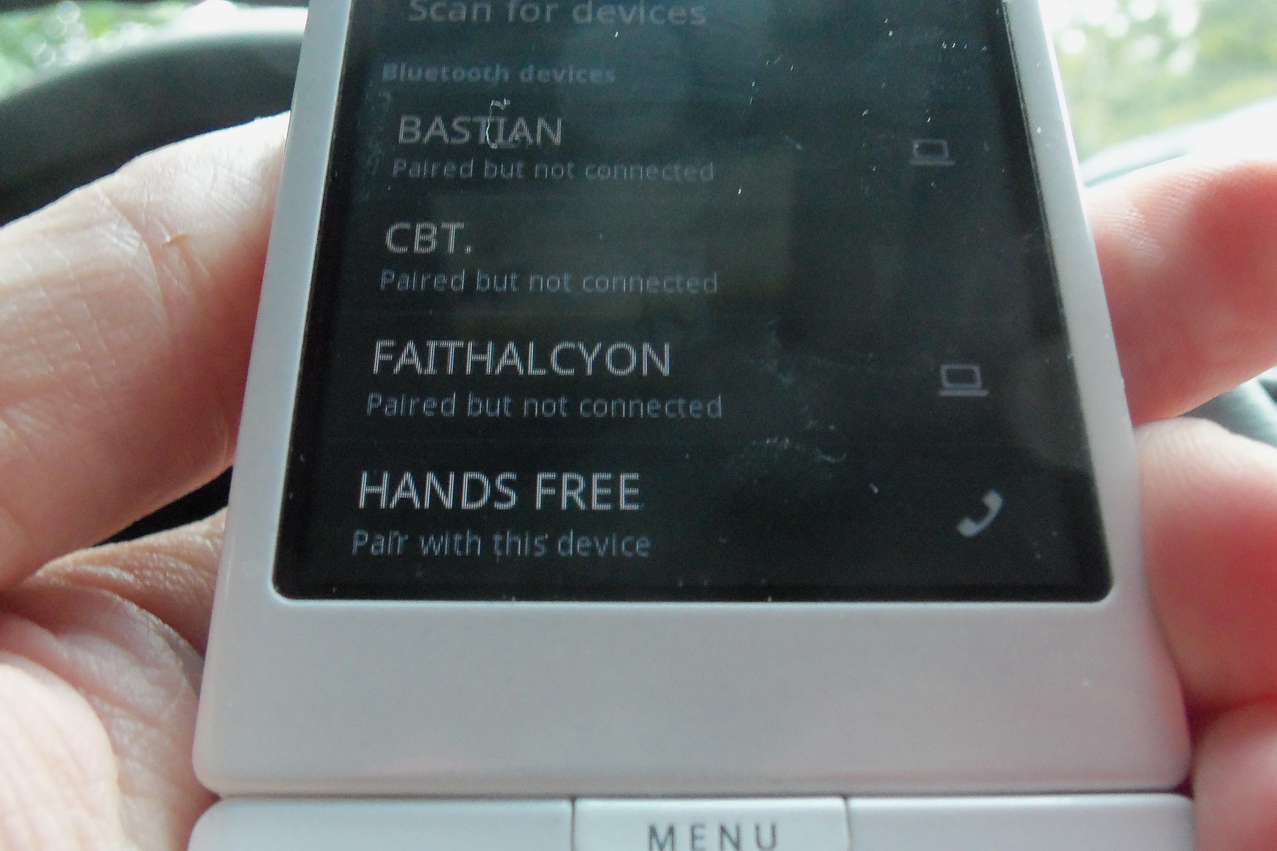 Lijst met gekoppelde Android Bluetooth-apparaten