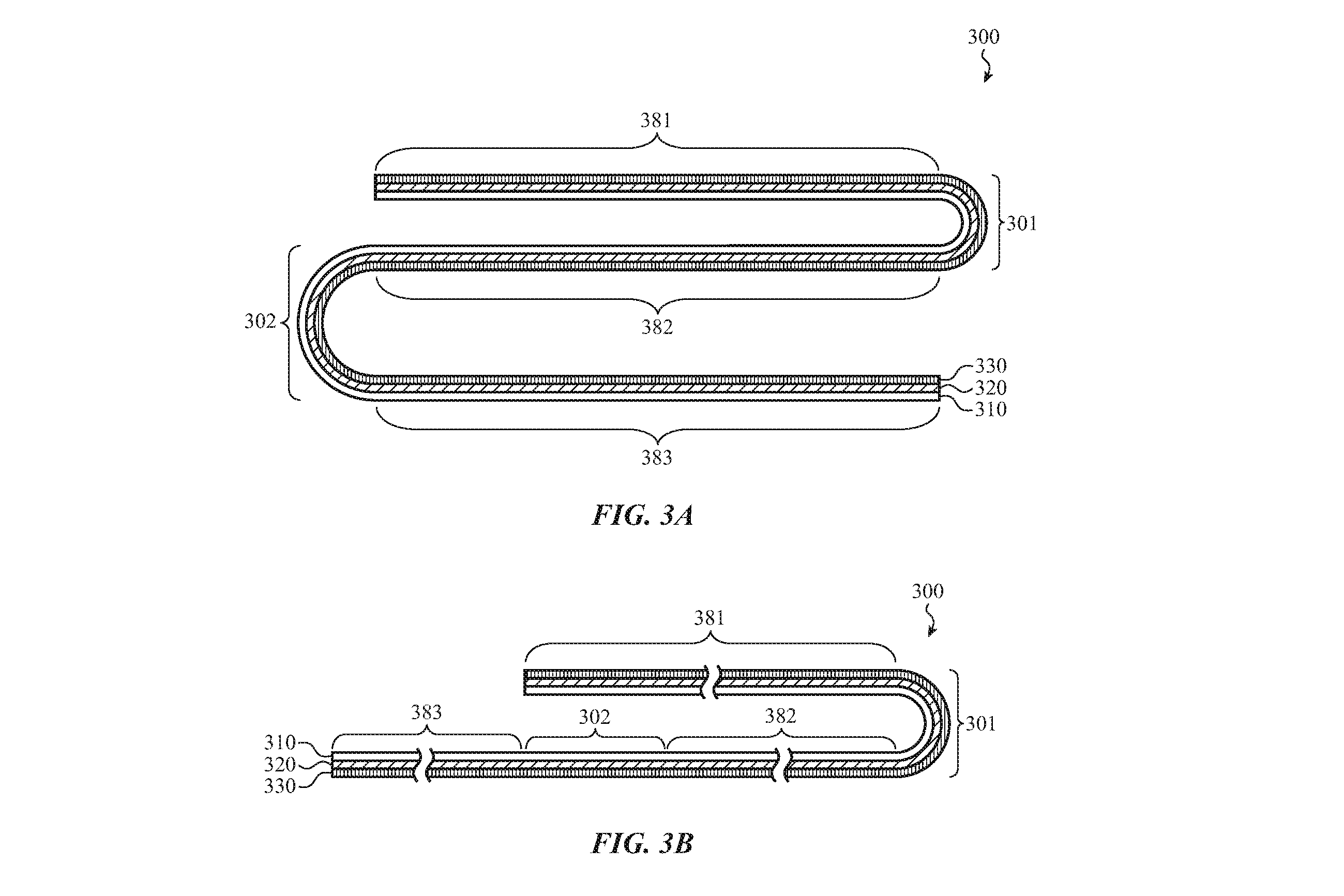 Opvouwbare apparaatillustratie van patent US20180217639A1