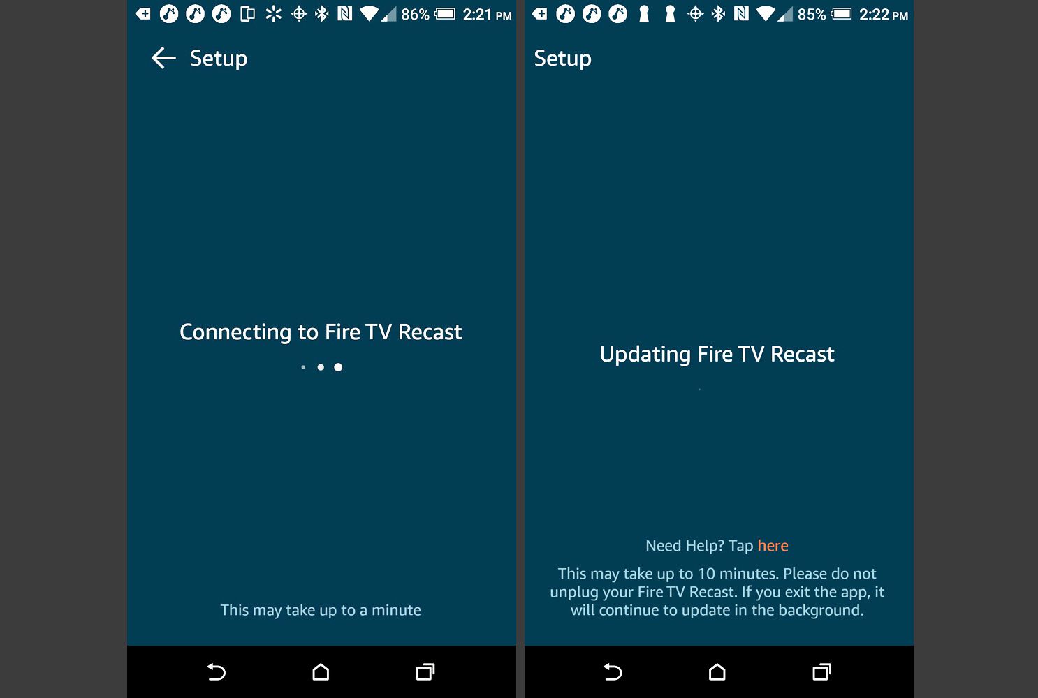 Fire TV-app - Herschikking Verbinden en bijwerken