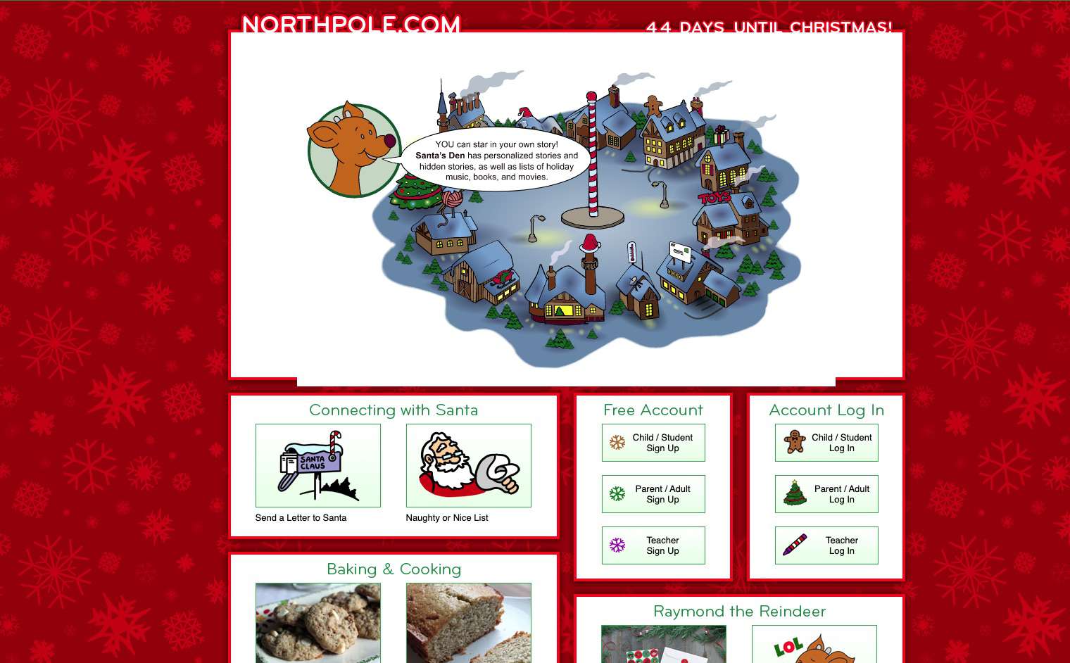 NorthPole.com Kerstman website