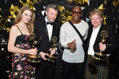 Annabel Jones, Charlie Brooker, Dave Chappelle en Russell McLean wonen de 2019 Netflix Primetime Emmy Awards bij