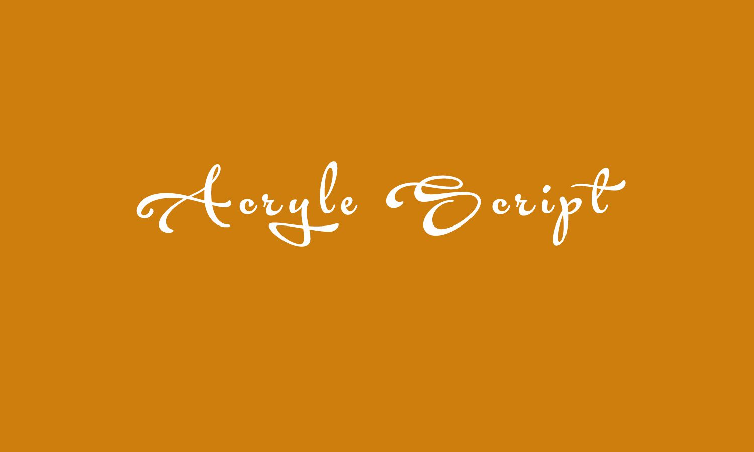 Acryl script