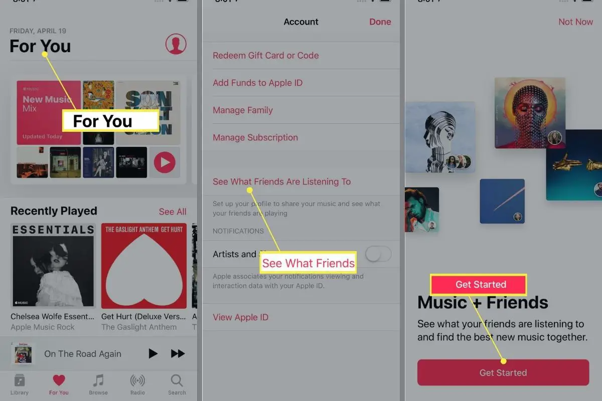 Beginnen met het delen van een profiel in Apple Music