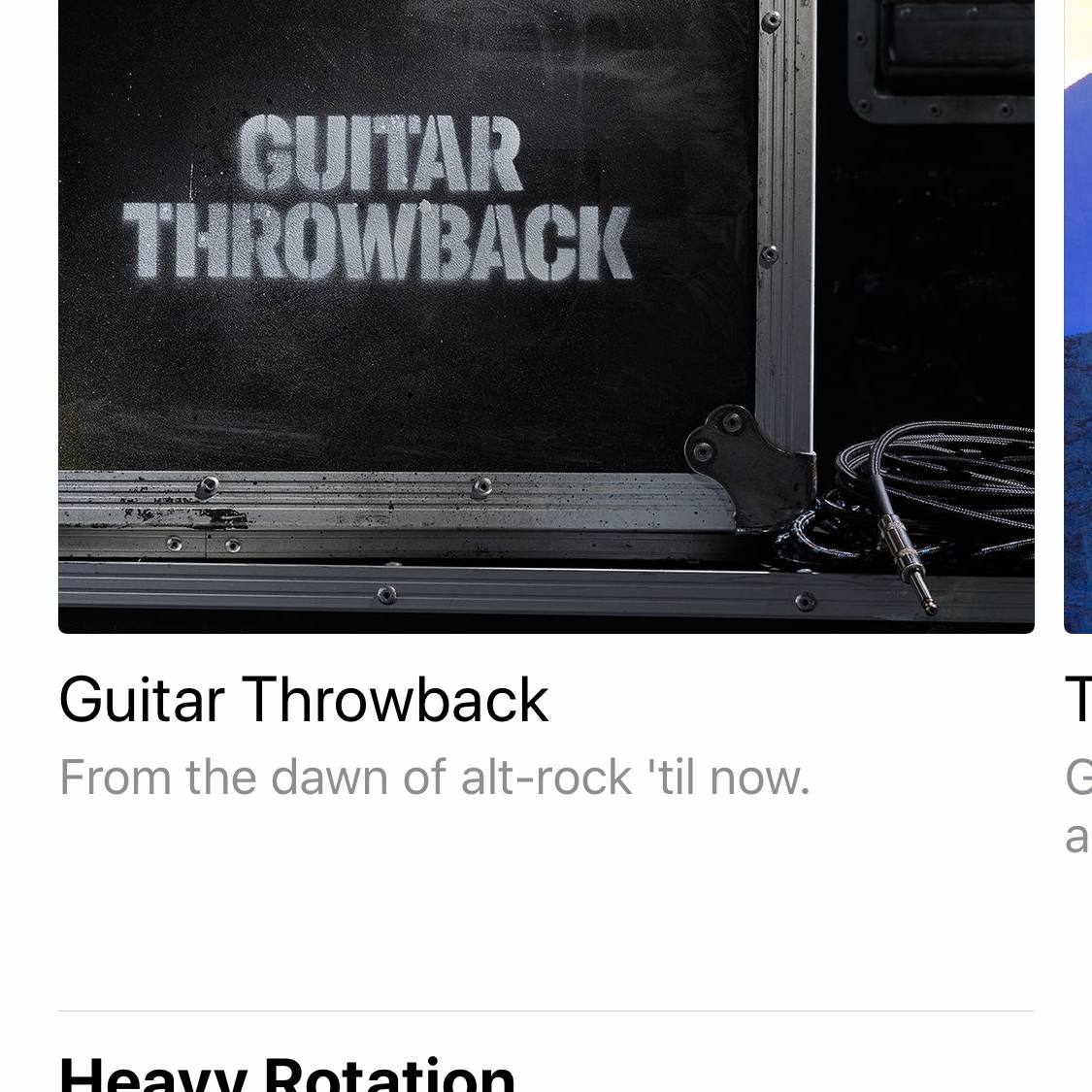 Een screenshot van het tabblad Voor jou in Apple Music op iPhone