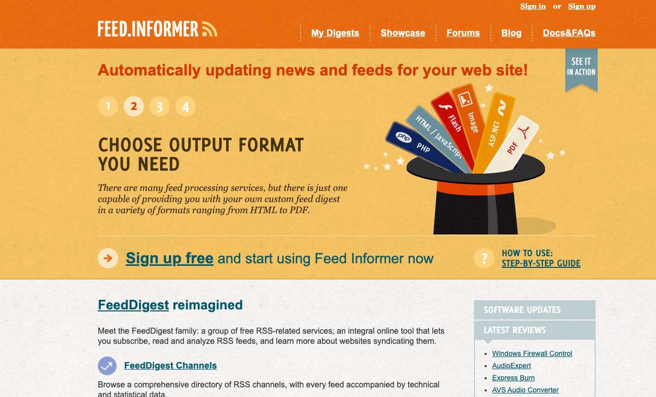 Feed Informer RSS Feed-aggregatortool