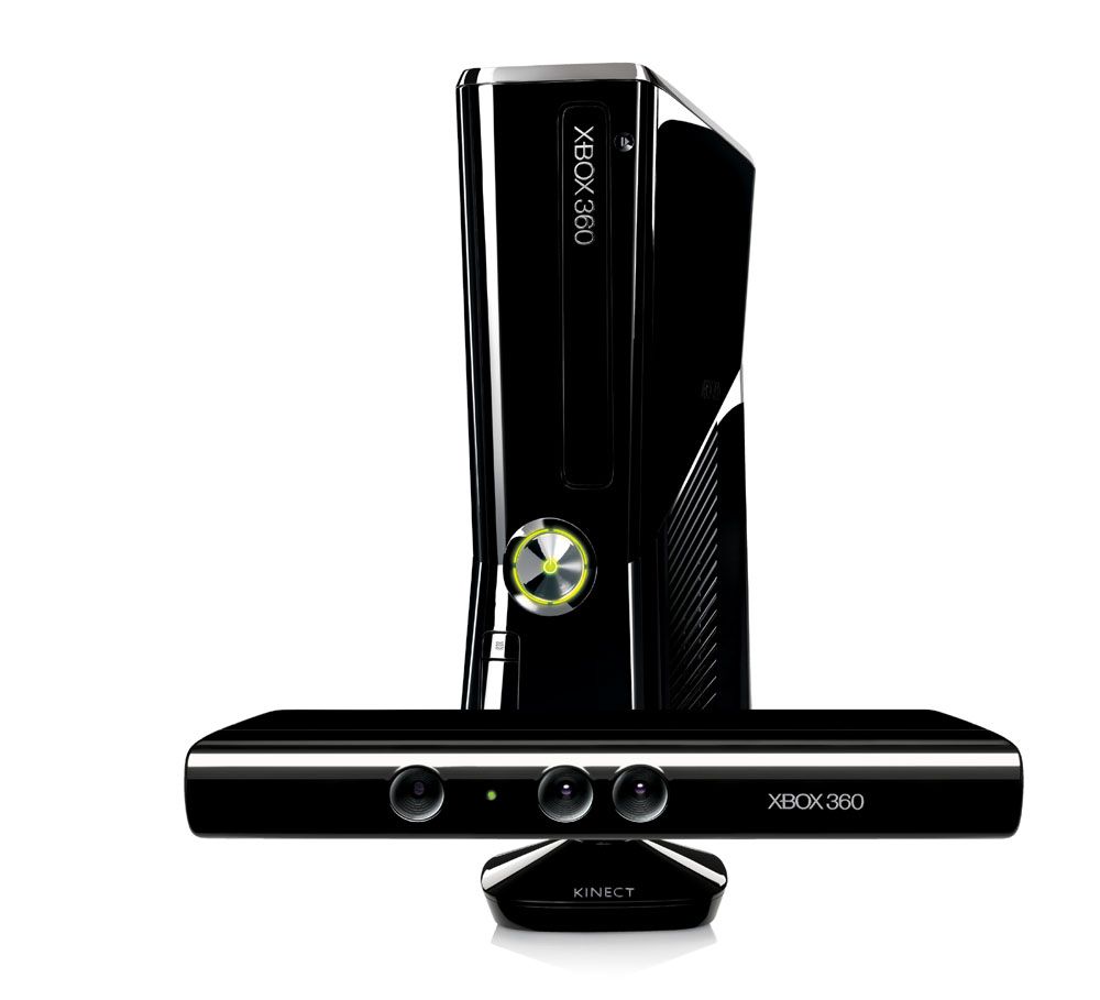 Microsoft Xbox 360 Slim en Kinect