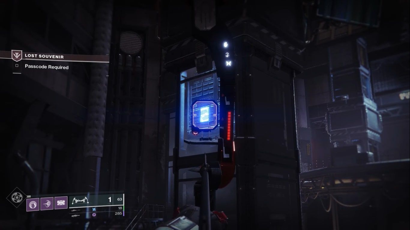 Papieren missive-symbool in Destiny 2 in de Black Armory