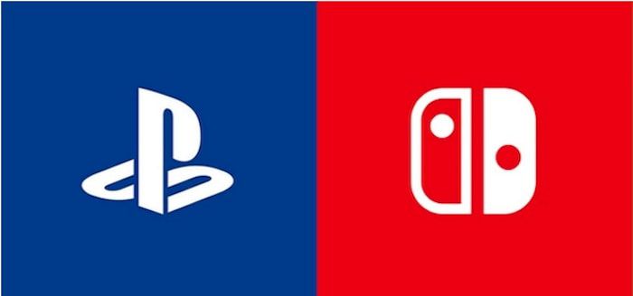 PlayStation- en Nintendo Switch-logo's