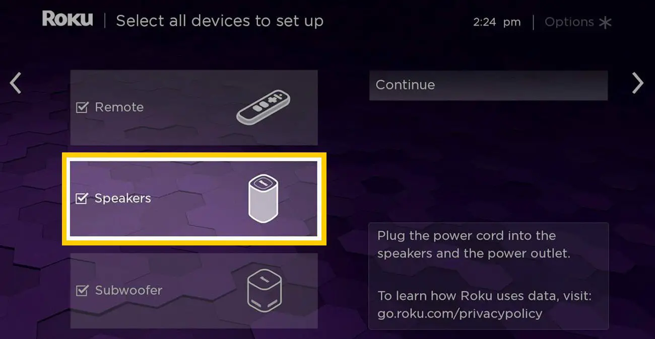 Roku Smart Soundbar draadloze surround-luidspreker koppelen