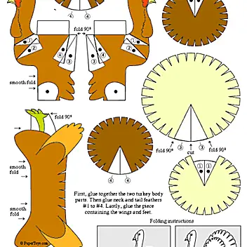 Favoriete sites voor kleurplaten voor Thanksgiving - PaperToys