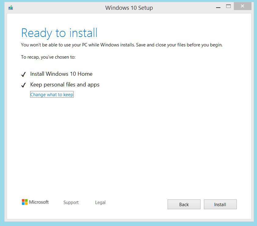 windows 10 update klaar om te installeren