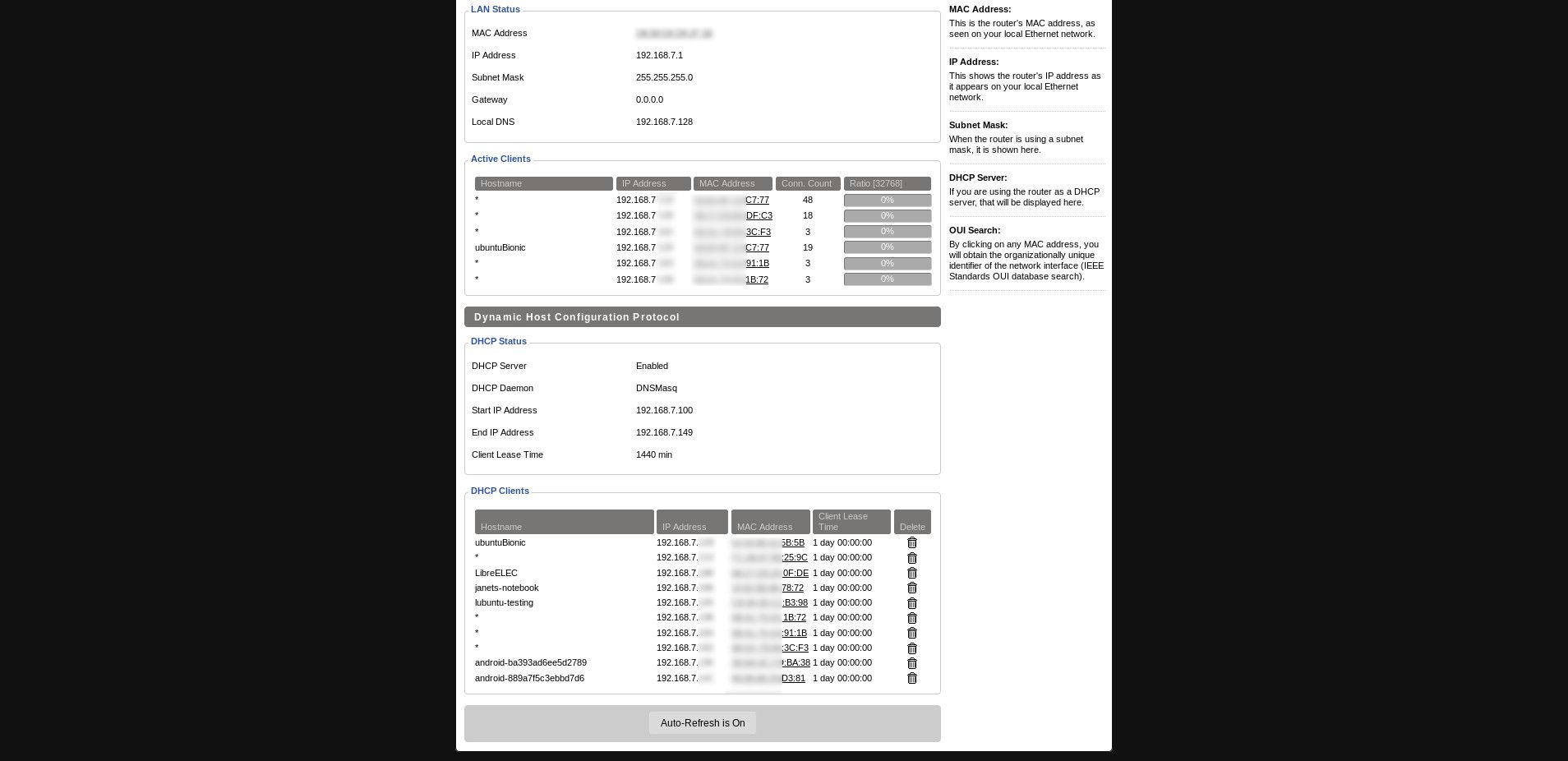 Router IP-lijst