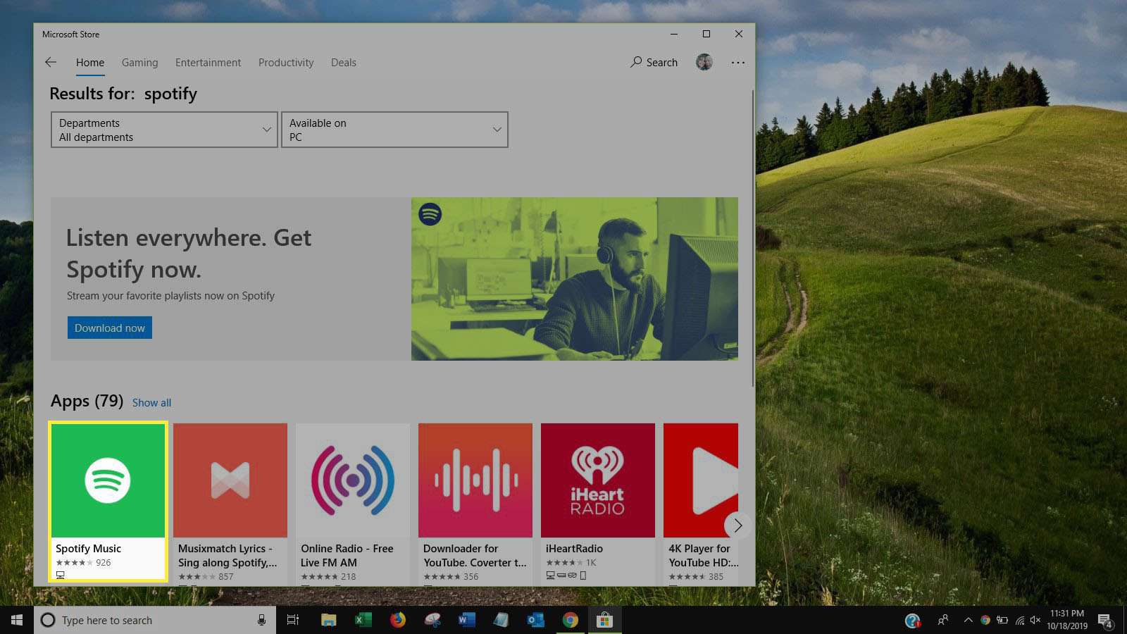 Spotify gebruiken op Windows 10 - 2021