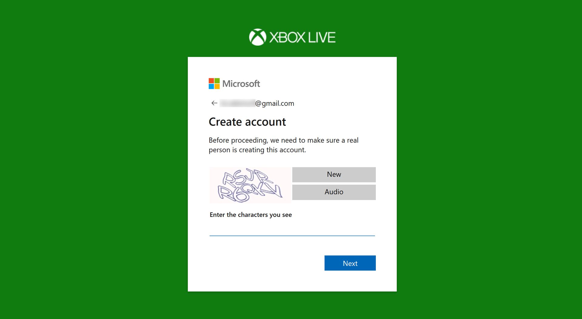 Screenshot van de Xbox-website.