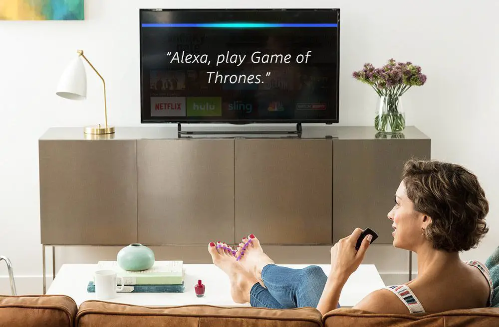 Alexa gebruiken met een tv