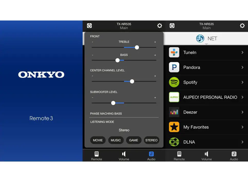 Onkyo Afstandsbediening-app