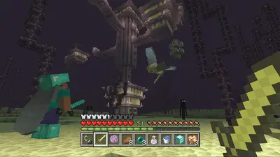 Screenshot van Minecraft