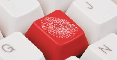 fingerprint on red key for a keyboard 184388812 5b86fdda46e0fb0050e86c8f