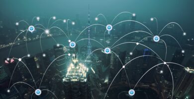 wifi icon and city scape and network connection concept smart city and wireless communication network abstract image visual internet of things 656121280 593c71943df78c537b4889a4