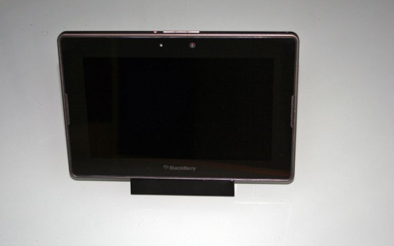 BlackBerry Playbook-tablet van voren gezien