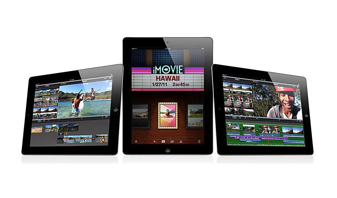 De Apple iPad 2 iMovie-app