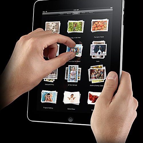 Multi-touch-mogelijkheid op de iPad