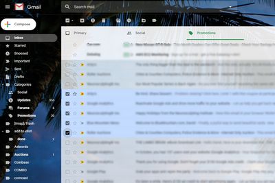 Schermafbeelding van Gmail-inbox