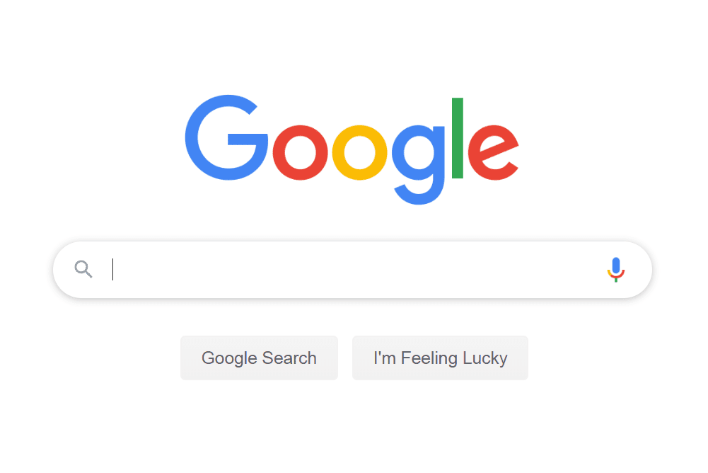 Startpagina van Google Zoeken