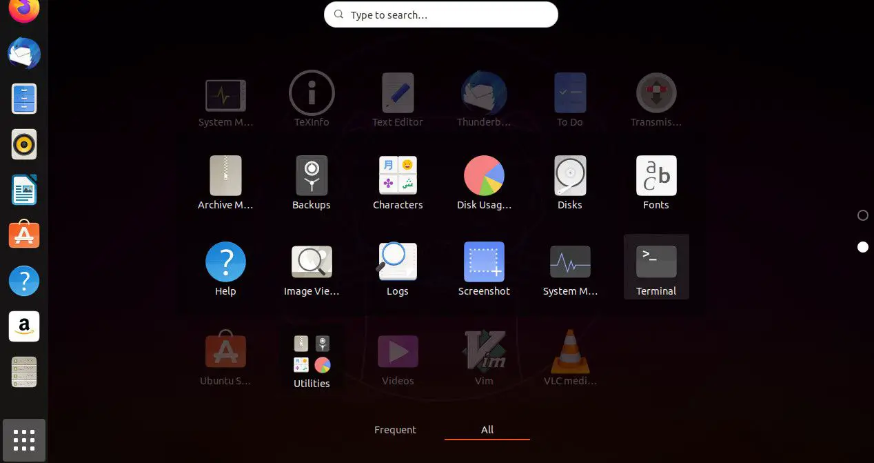 Ubuntu navigeert GNOME-apps naar terminal