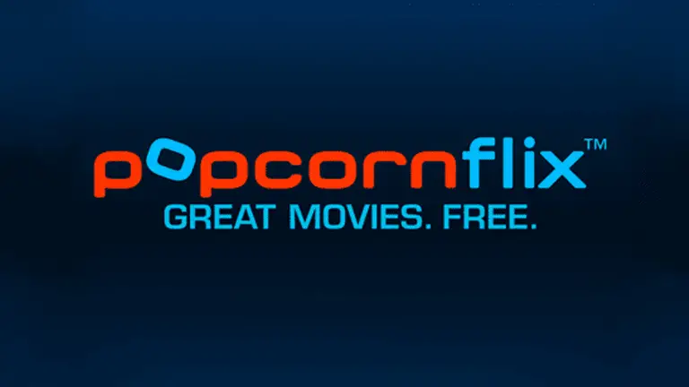 Screenshot van het Popcornflix-logo