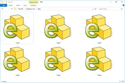 EPRT-bestanden in Windows 10