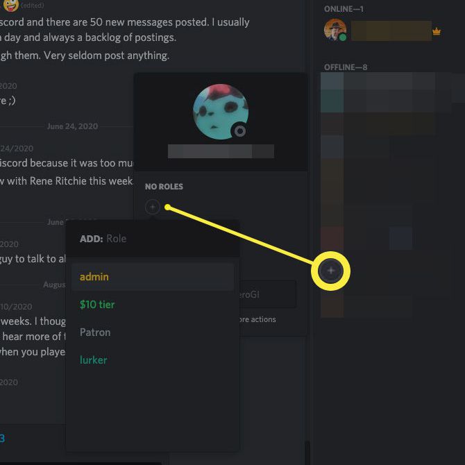 Een screenshot van het toevoegen van nieuwe rollen aan een Discord-server.